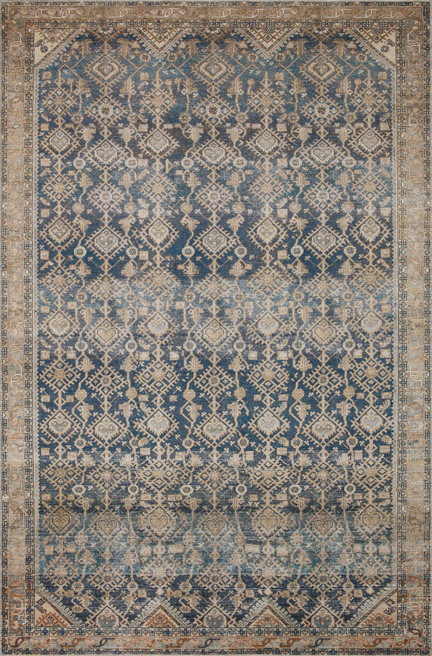 Lenna Rug 01 | Indigo / Natural