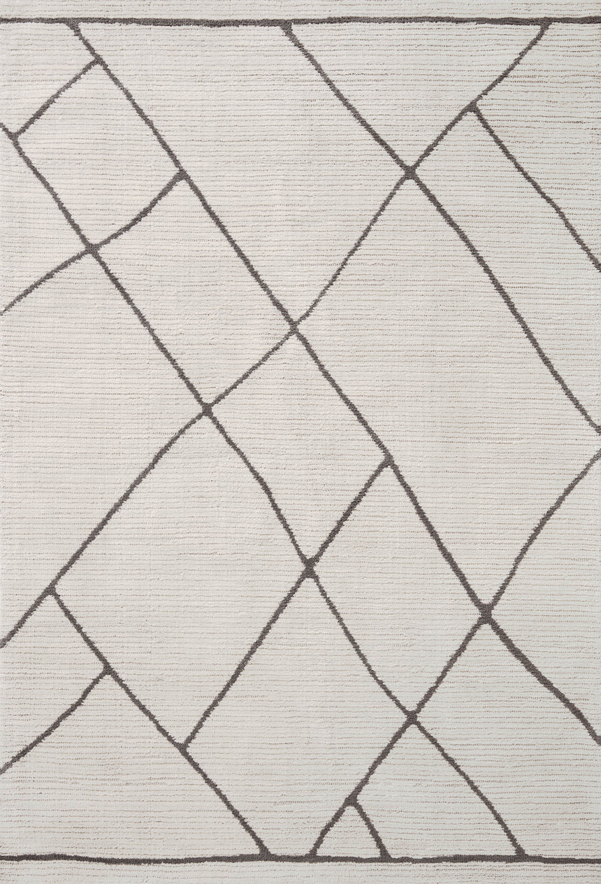 Logan Rug 01 | Ivory / Charcoal