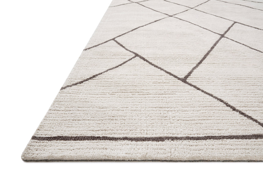 Logan Rug 01 | Ivory / Charcoal