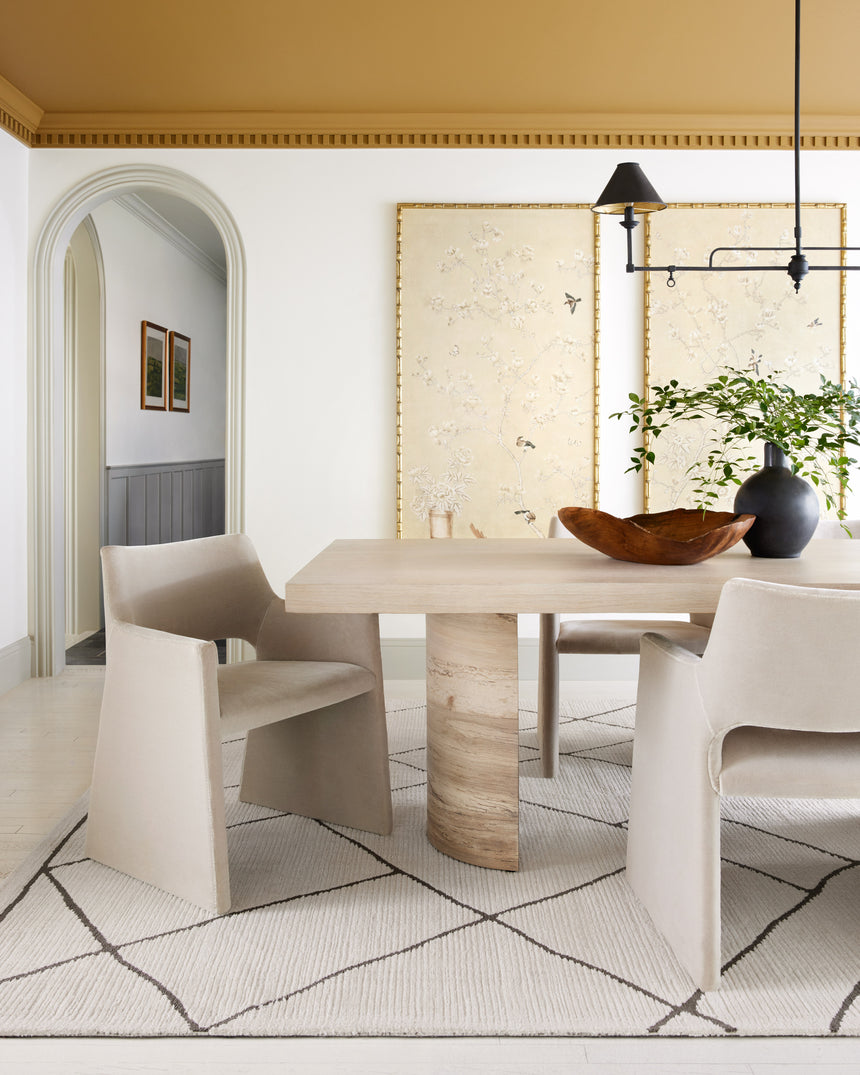 Logan Rug 01 | Ivory / Charcoal