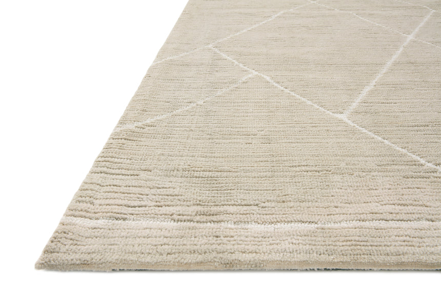Logan Rug 01 | Oatmeal / White