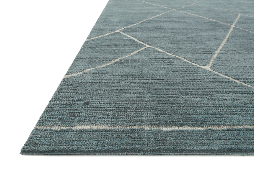 Logan Rug 01 | Slate / White