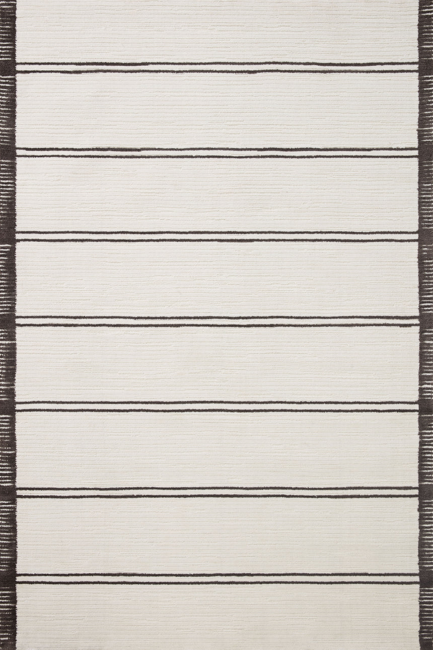 Logan Rug 02 | White / Mocha