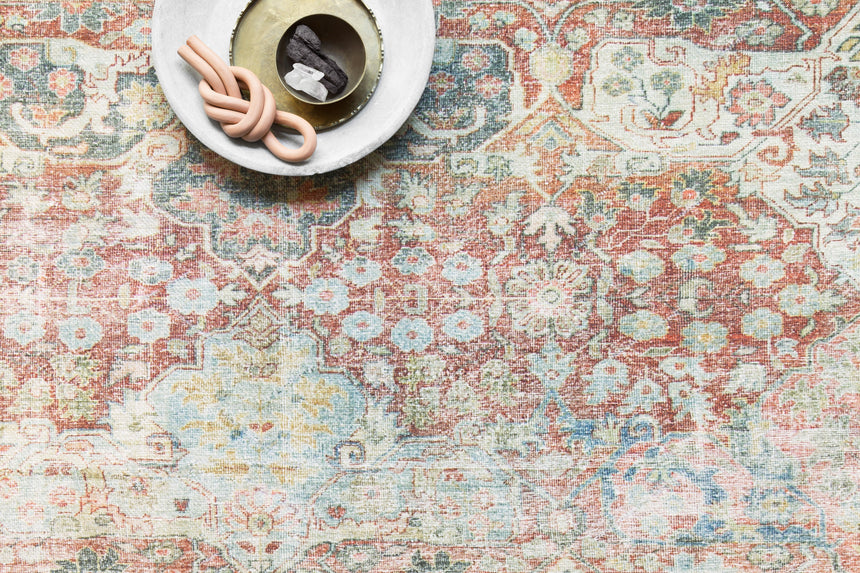 Loren Rug 14 | Brick / Multi