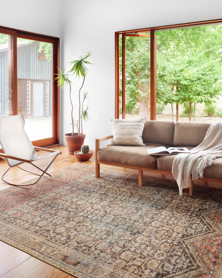 Loren Rug 17 | Charcoal / Multi