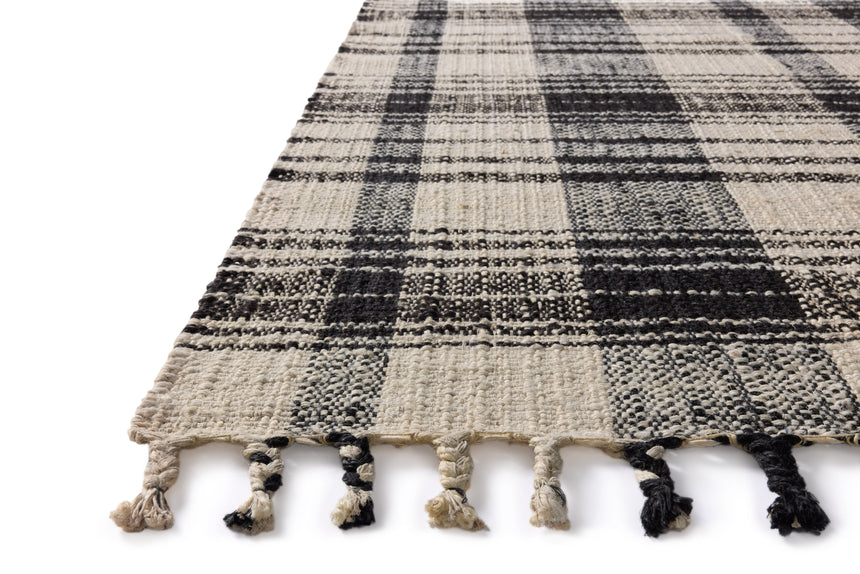 Louie Rug 04 | Ivory / Black