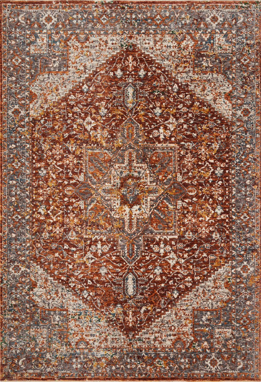 Lourdes Rug 02 | Rust / Multi