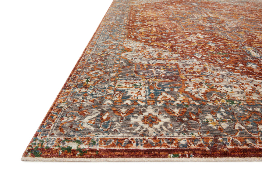 Lourdes Rug 02 | Rust / Multi