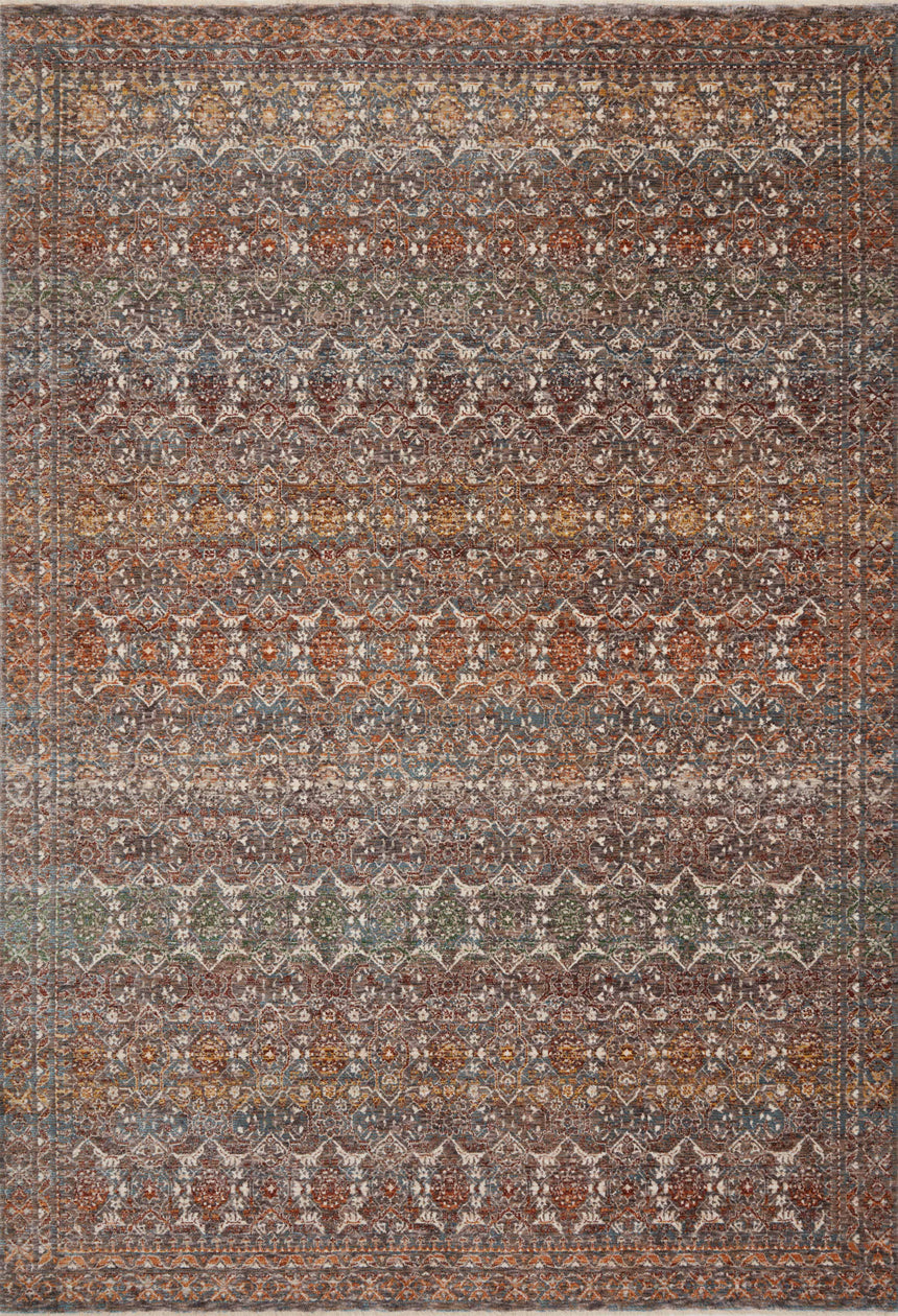 Lourdes Rug 03 | Stone / Multi
