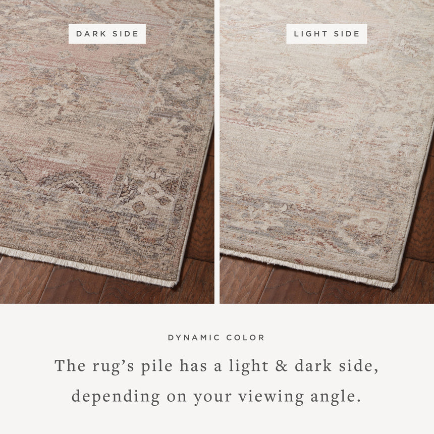 Lyra Rug 01 | Blush / Dove