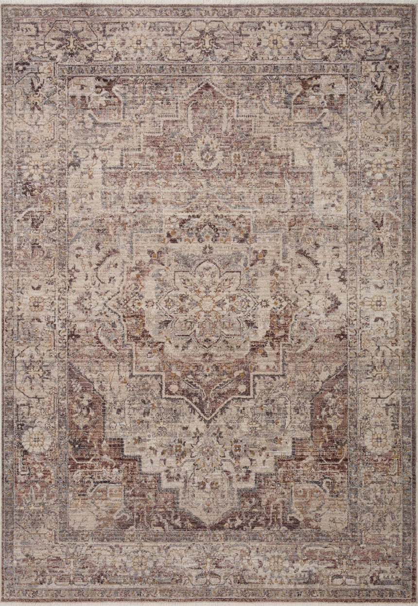 Lyra Rug 06 | Berry / Stone