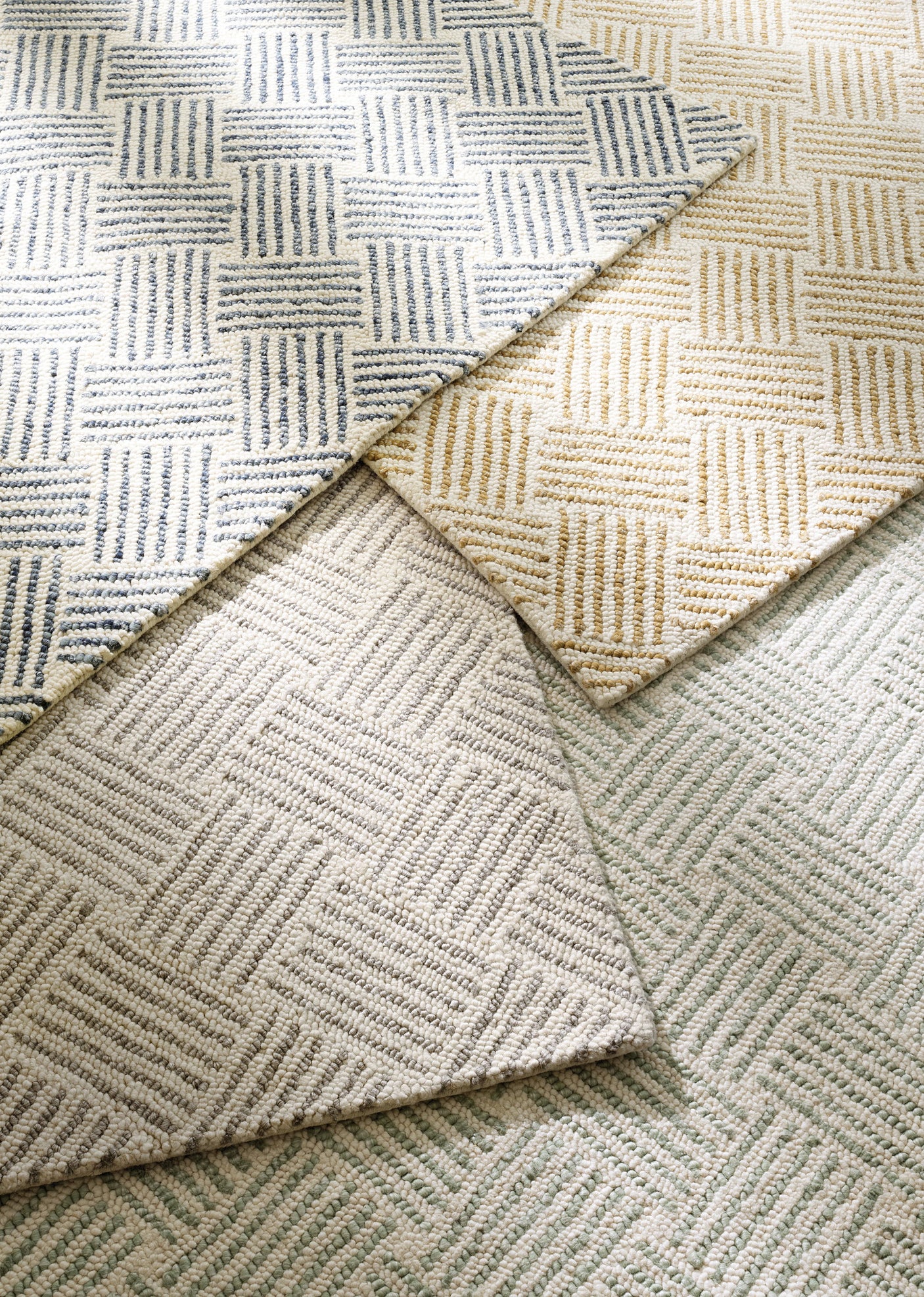 Layers Hand Hooked Wool Rug