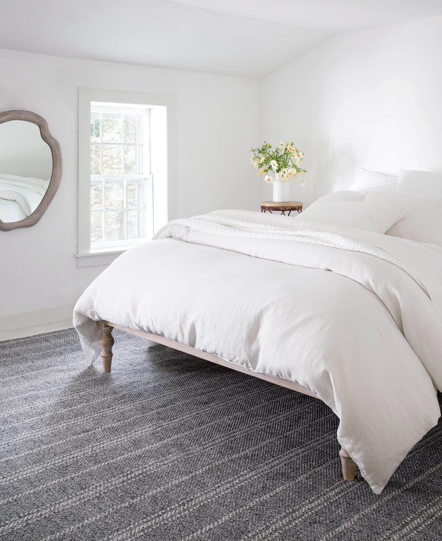 Melange Stripe Handwoven Indoor/Outdoor Rug