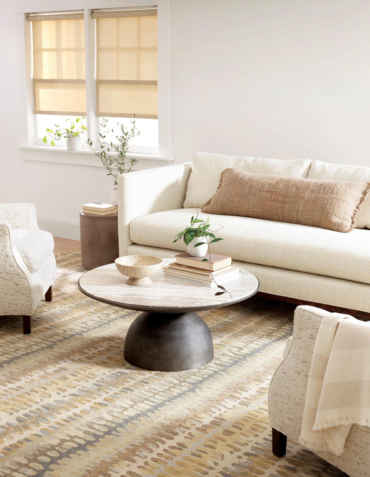 Paint Chip Hand Micro Hooked Wool Rug