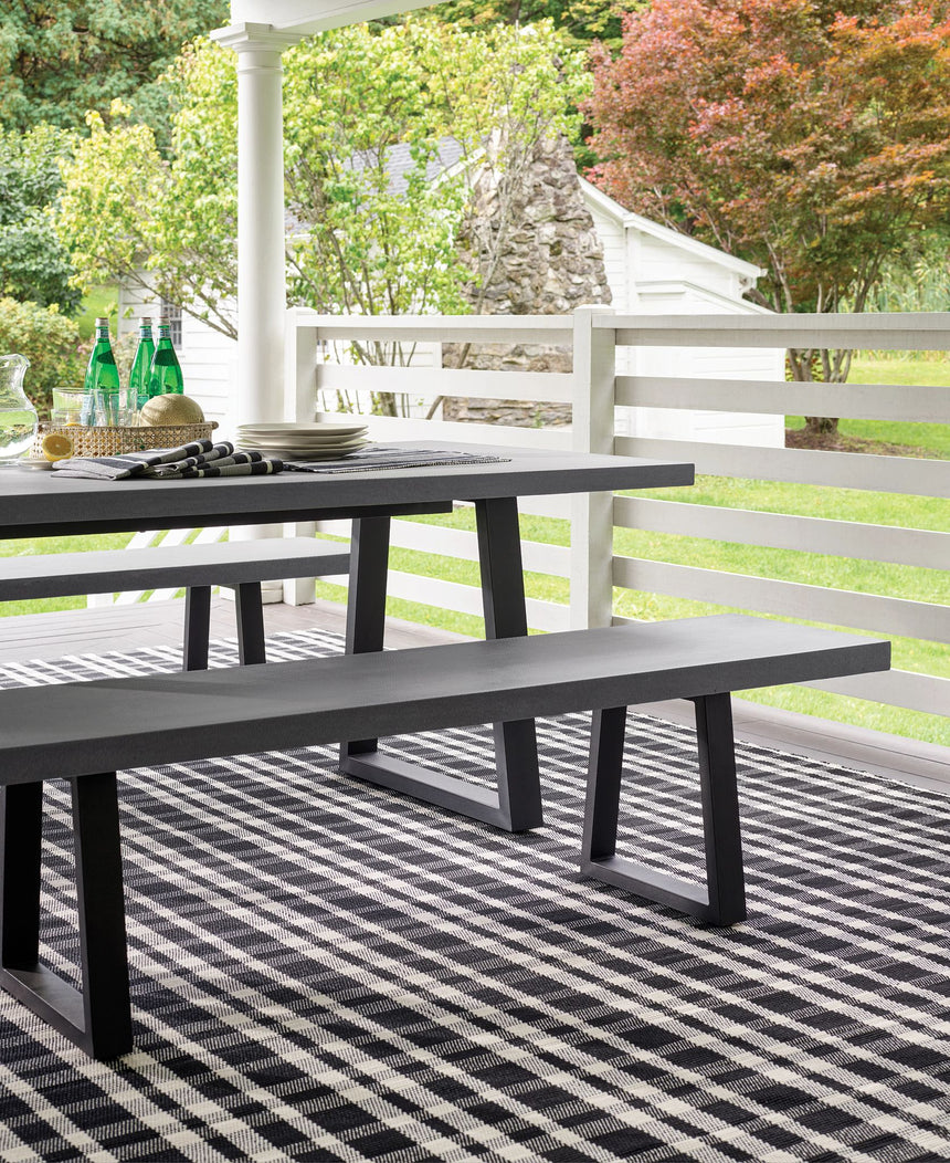 Tattersall Handwoven Indoor/Outdoor Rug