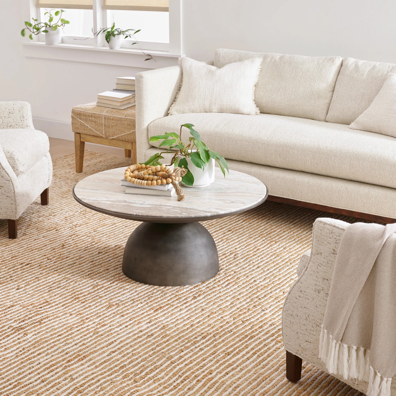 Twiggy Handwoven Wool/Jute Rug
