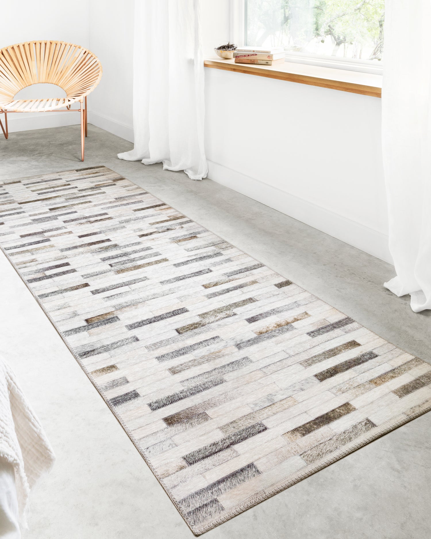 Maddox Rug 01 | Ivory / Grey