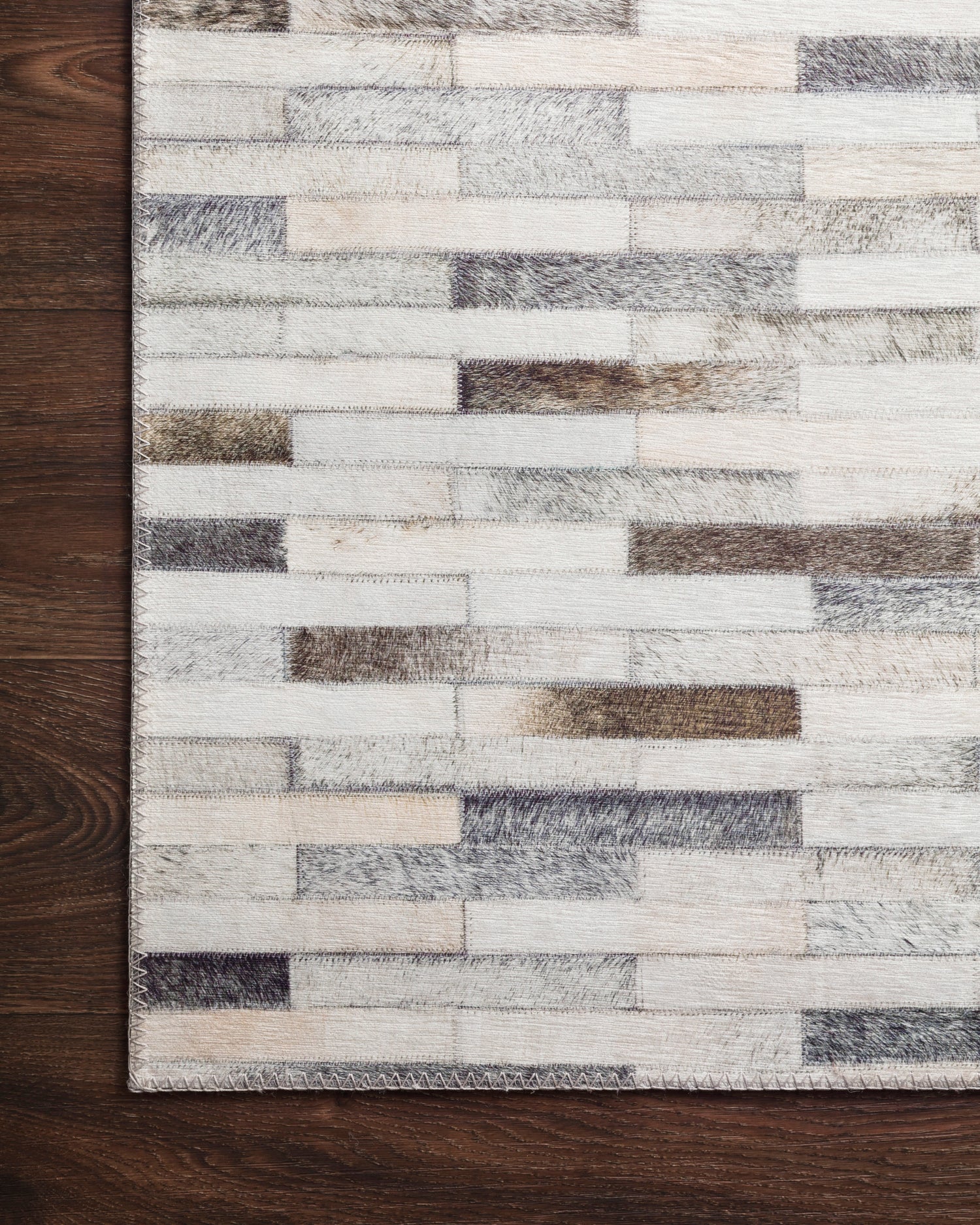 Maddox Rug 01 | Ivory / Grey