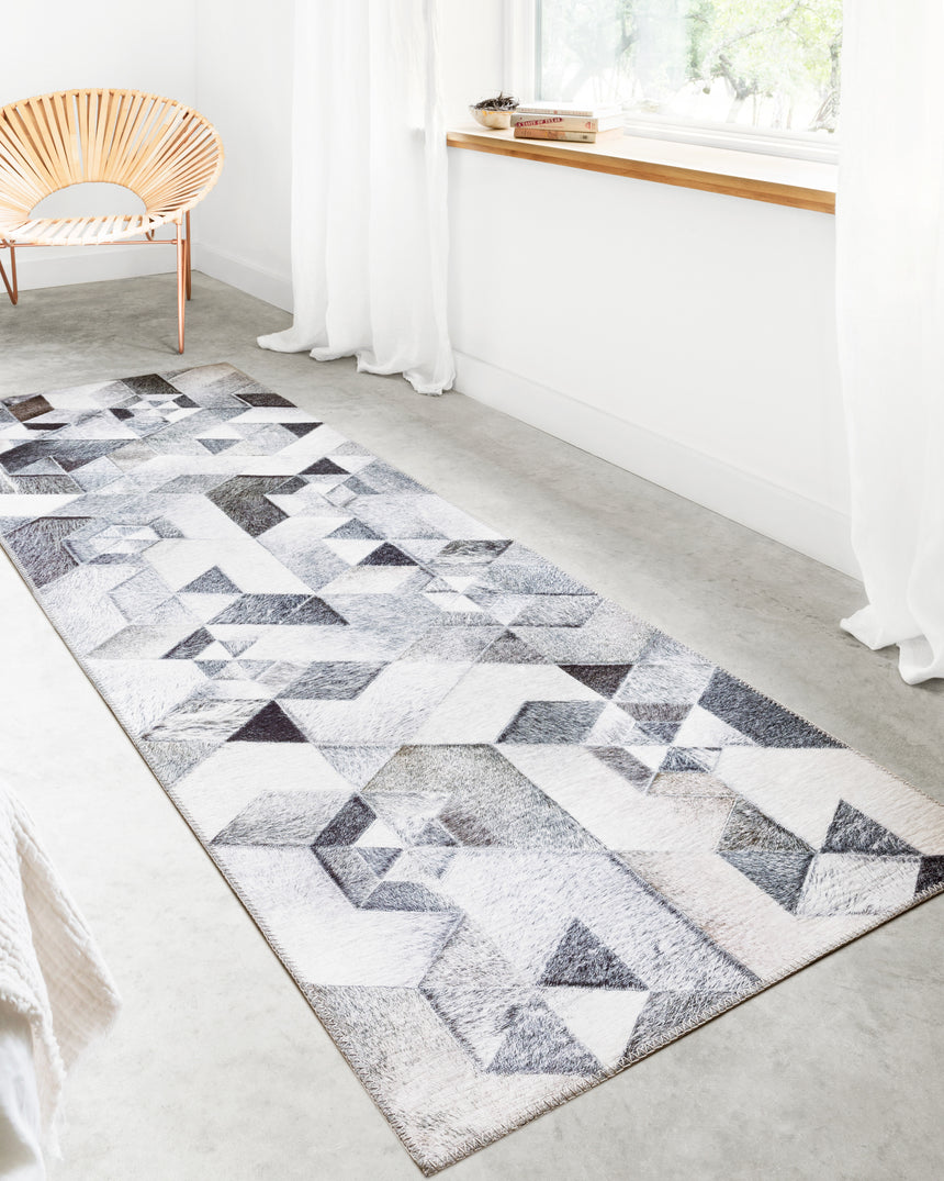 Maddox Rug 03 | Grey / Ivory