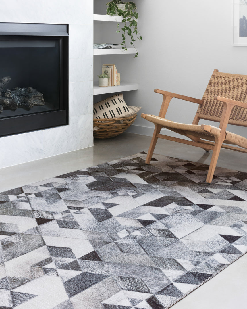 Maddox Rug 03 | Grey / Ivory