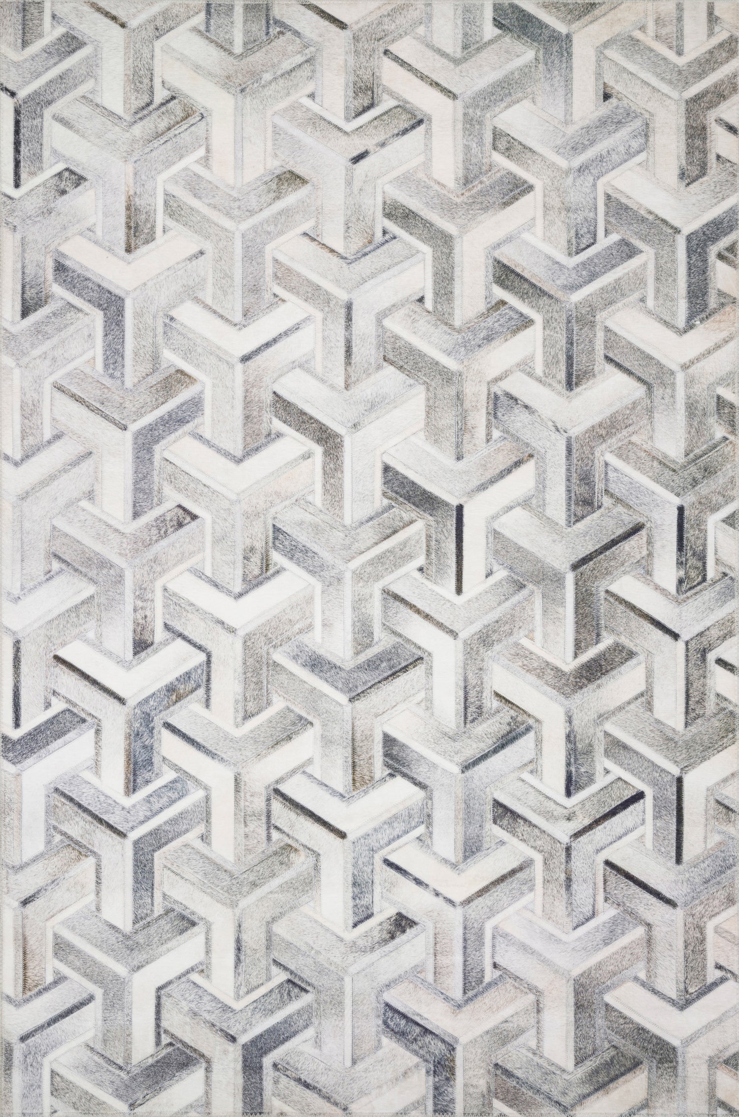 Maddox Rug 05 | Silver / Ivory