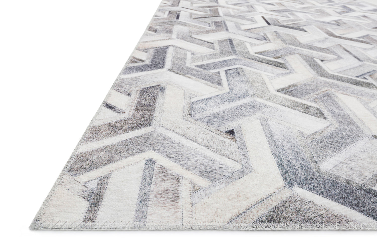 Maddox Rug 05 | Silver / Ivory