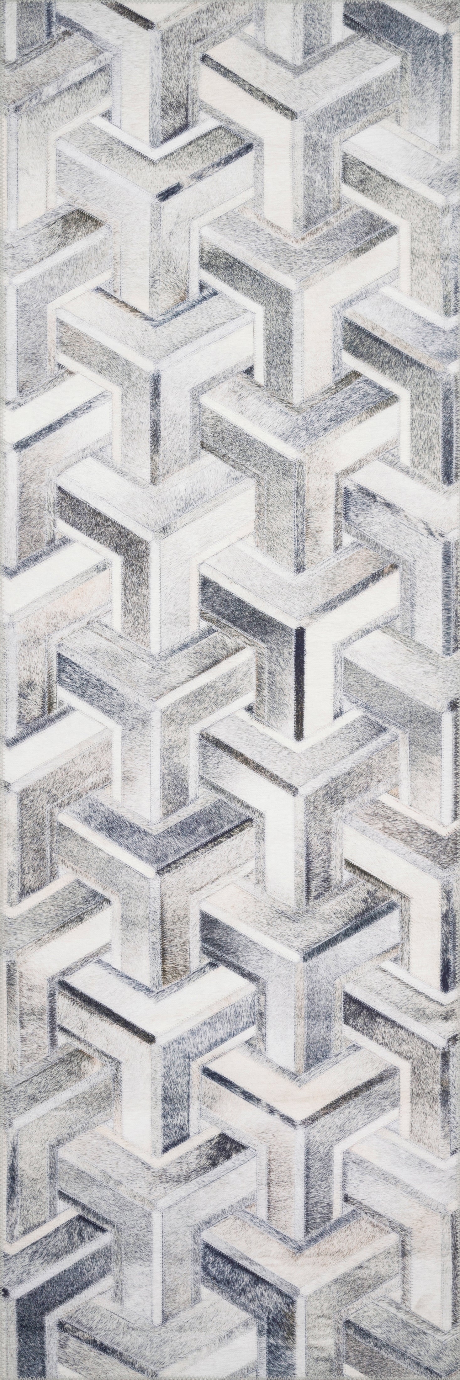Maddox Rug 05 | Silver / Ivory