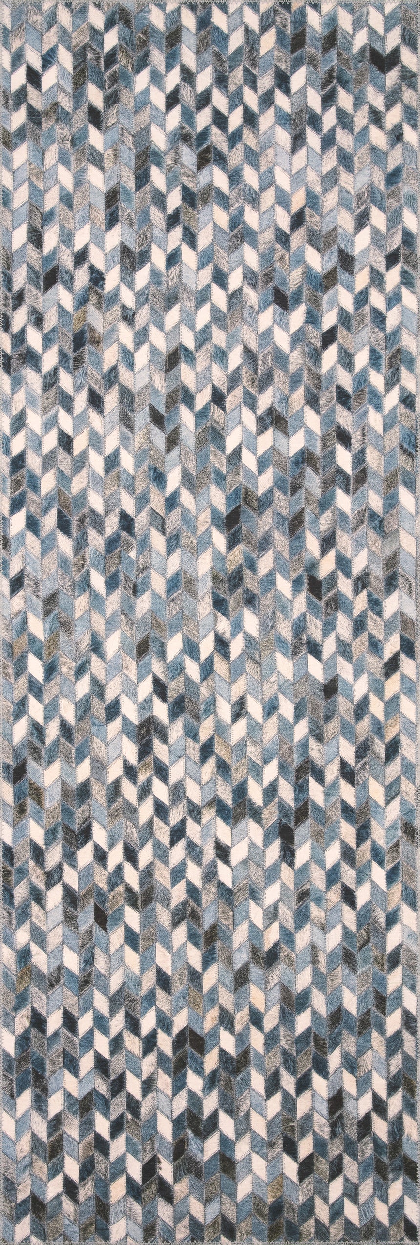 Maddox Rug 08 | Ocean / Grey