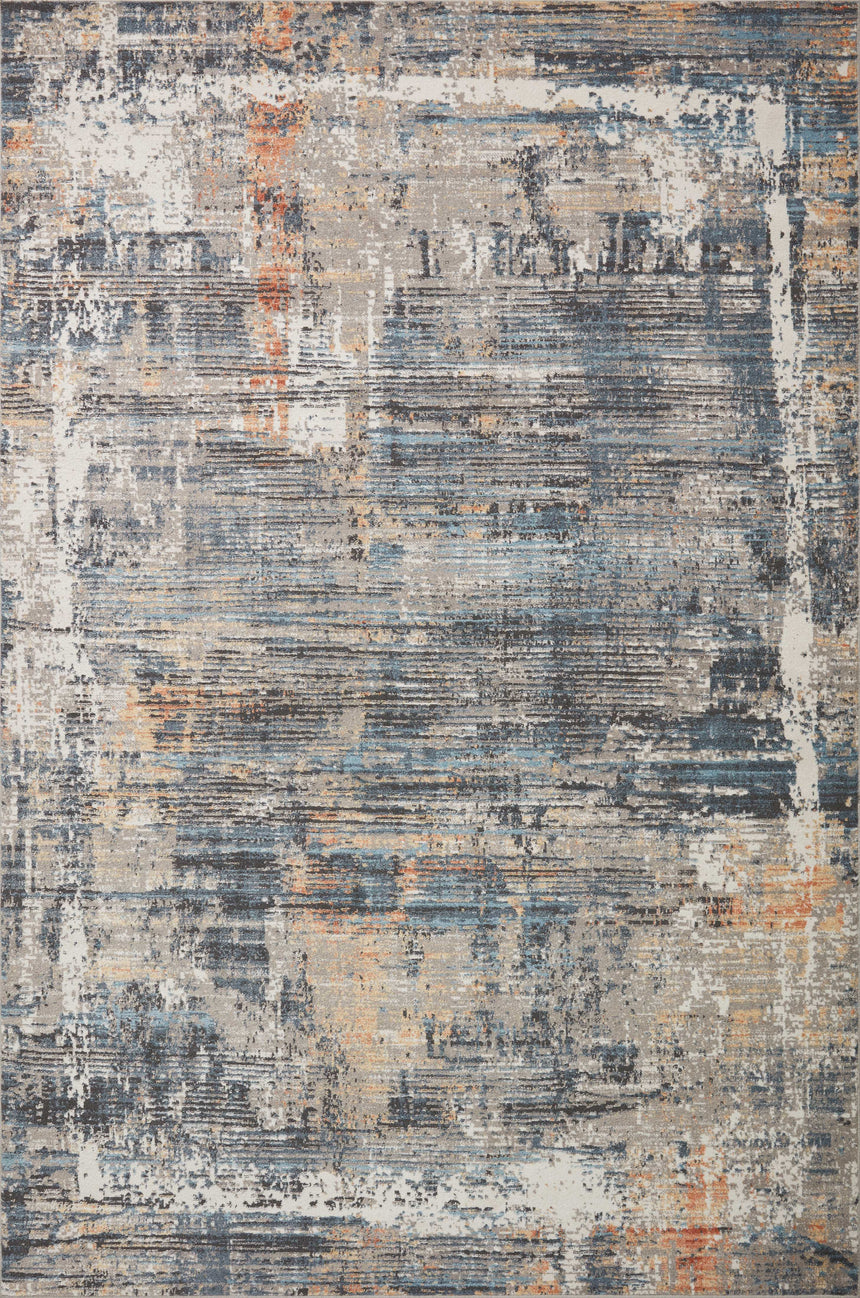Maeve Rug 03 | Slate / Apricot
