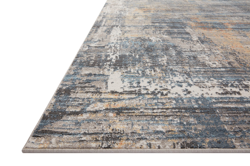 Maeve Rug 03 | Slate / Apricot