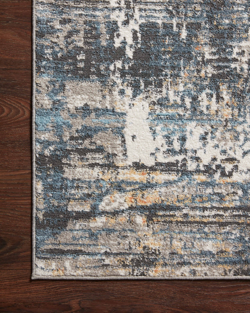 Maeve Rug 03 | Slate / Apricot