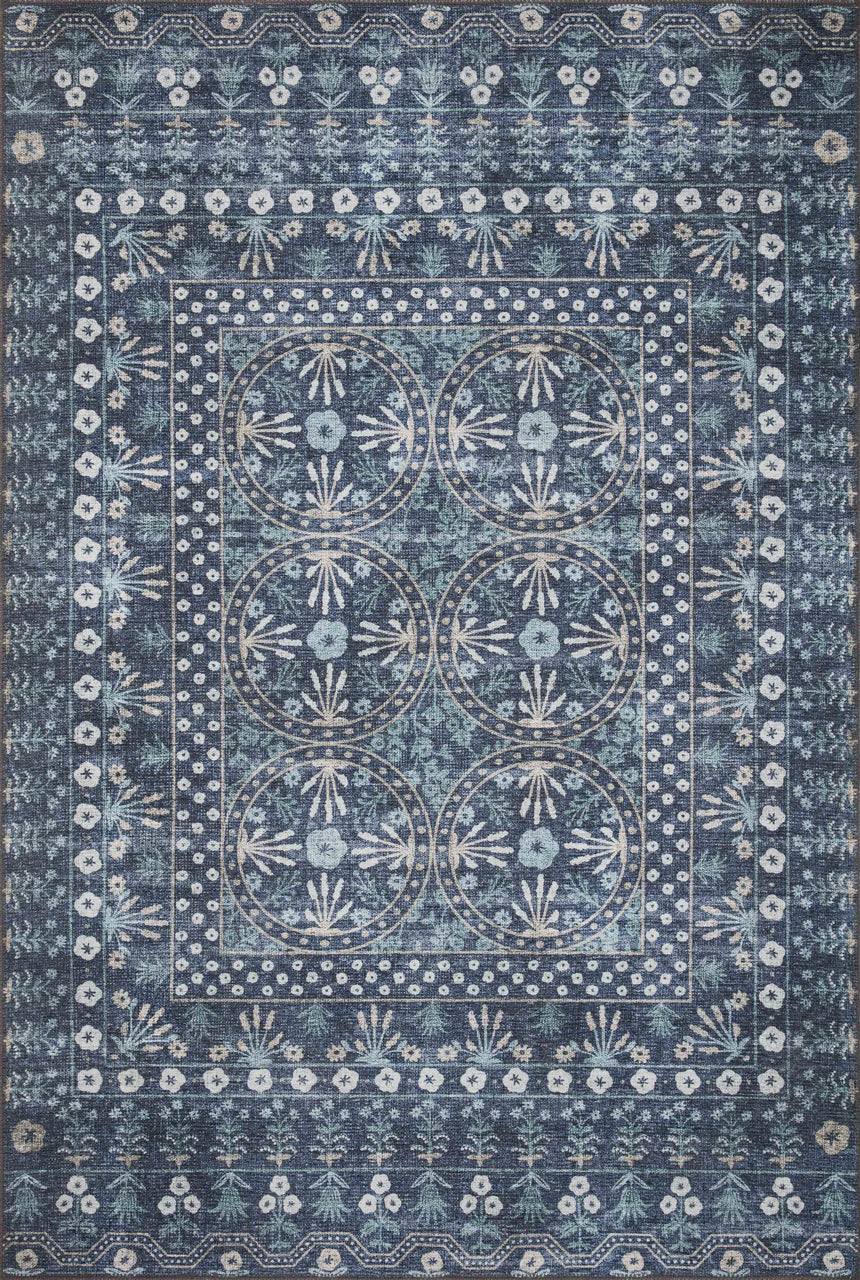 Maison Rug 03 | Rosette Blue