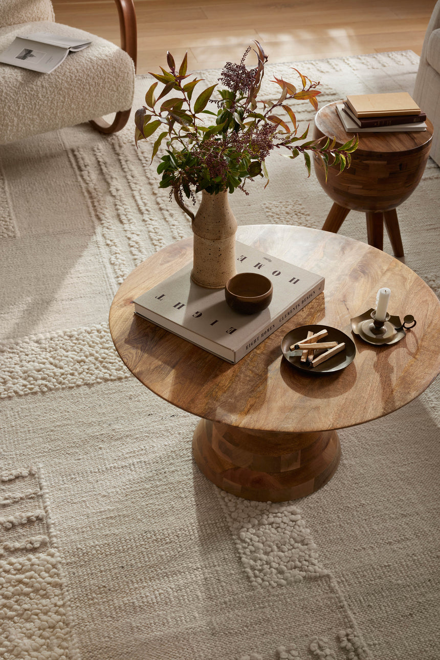 Manfred Rug 01 | Ivory / Pebble