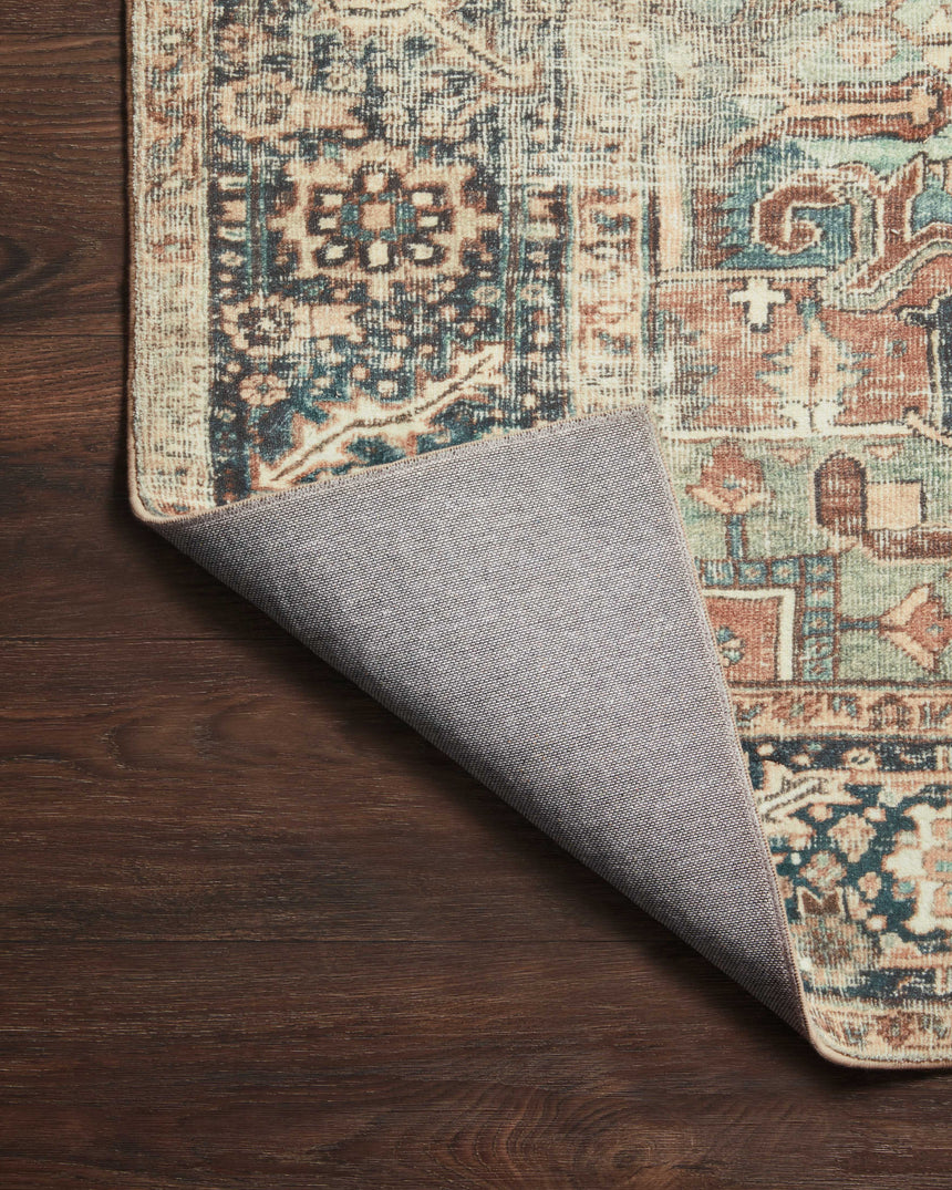 Margot Rug 02 | Terracotta / Lagoon