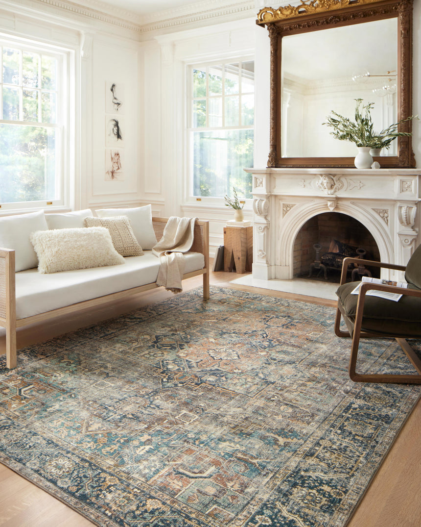Margot Rug 02 | Terracotta / Lagoon