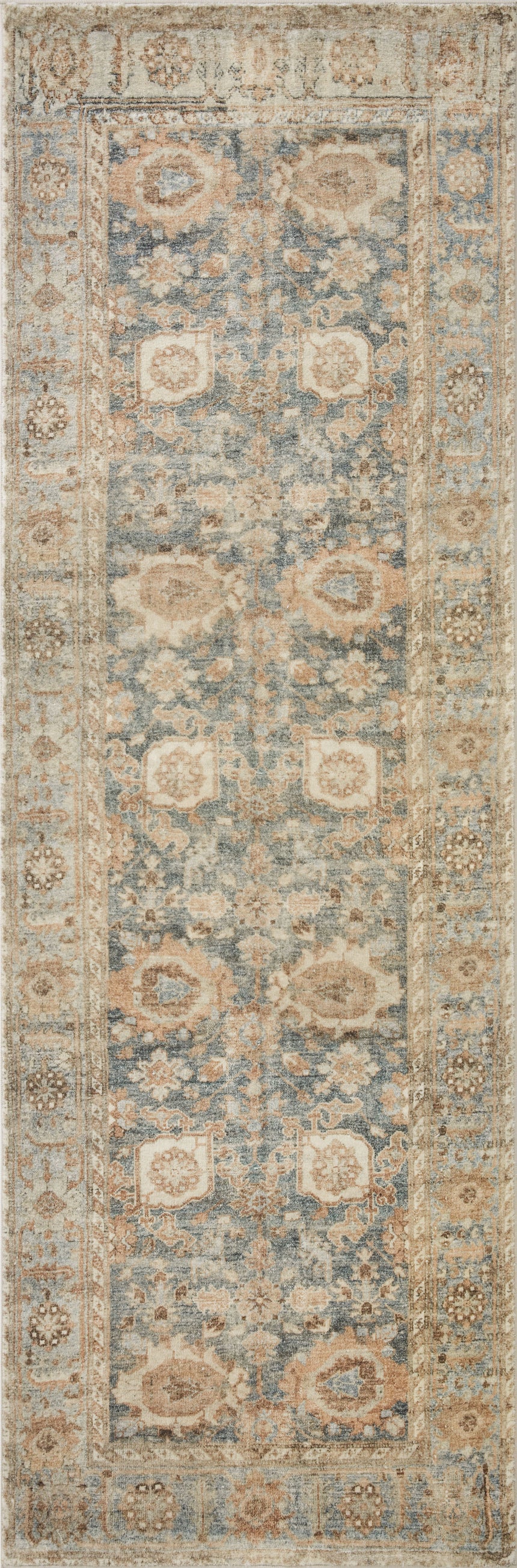 Margot Rug 03 | Ocean / Spice