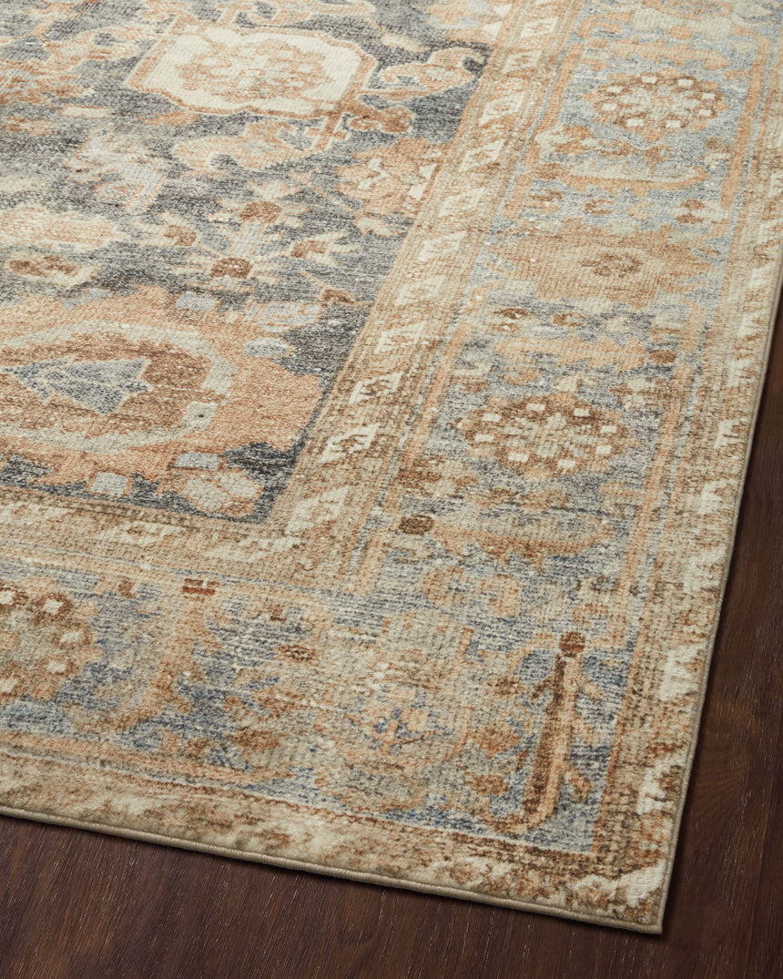 Margot Rug 03 | Ocean / Spice