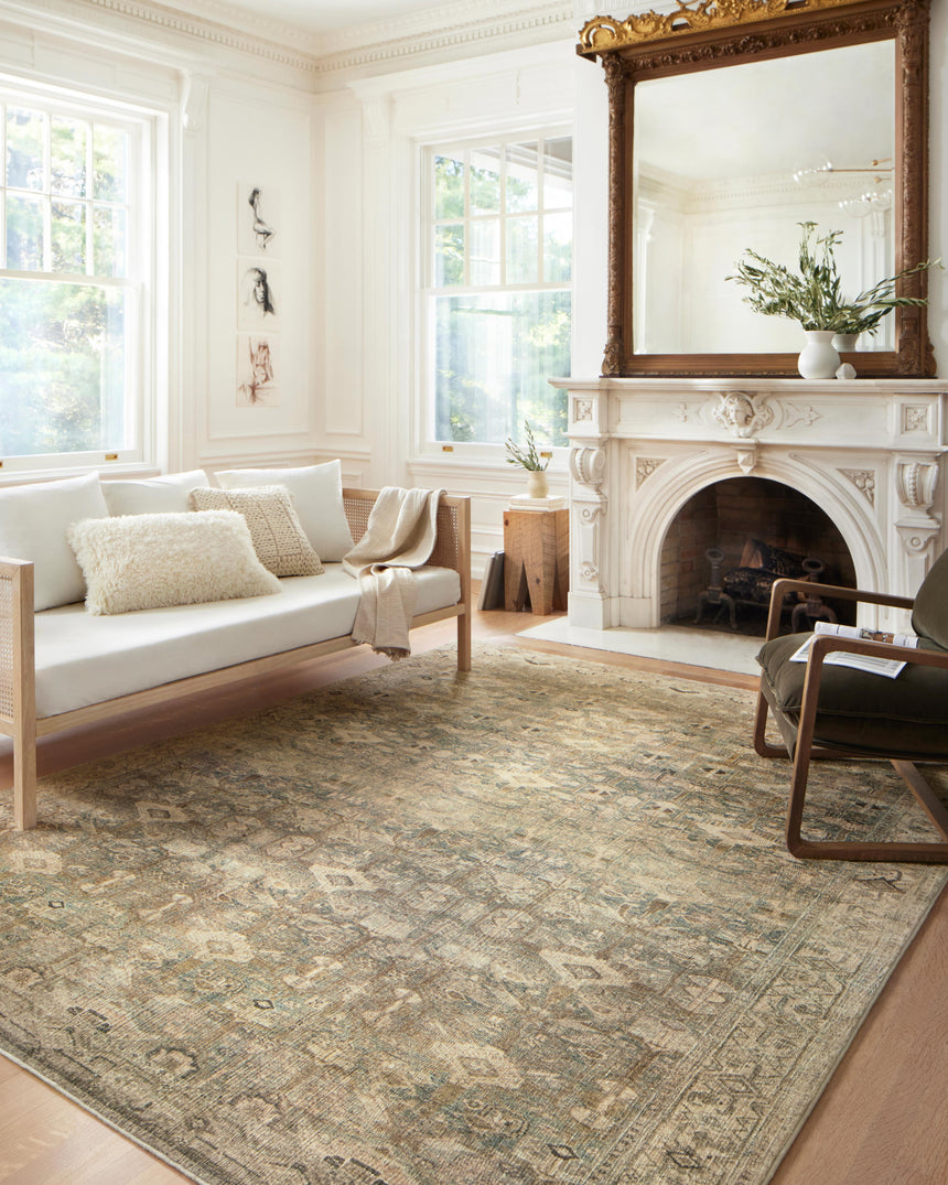 Margot Rug 04 | Antique / Sage