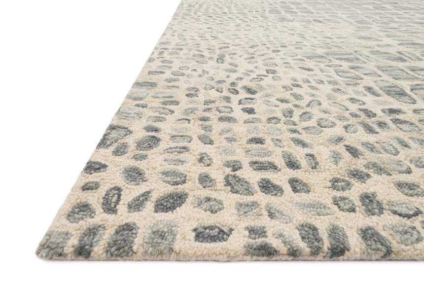 Masai Rug 03 | Silver Grey / Ivory