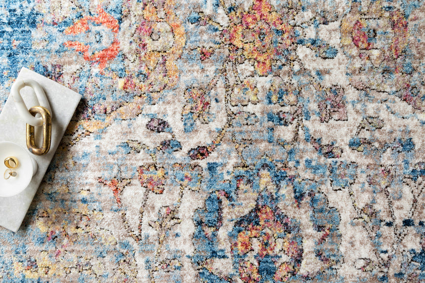 Medusa Rug 04 | Blue / Multi