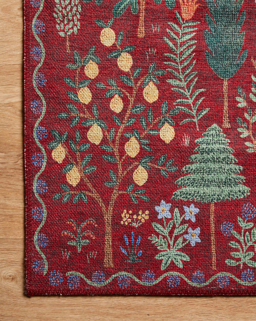 Menagerie Rug 02 | Crimson