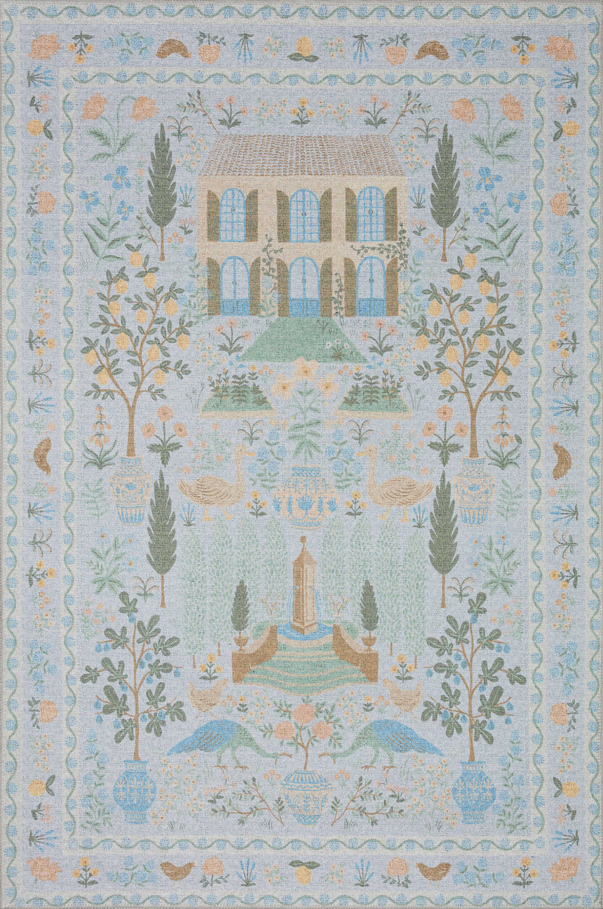 Menagerie Rug 03 | Lt. Blue