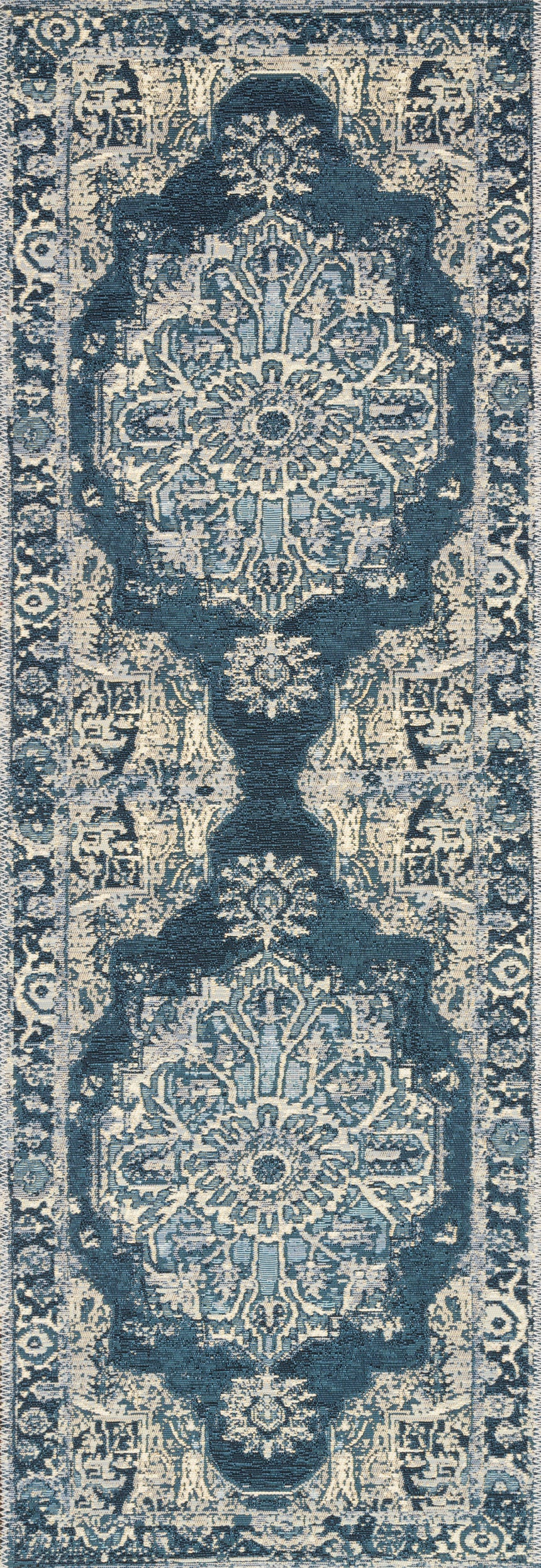 Mika Rug 01 | Dk Blue / Dk Blue