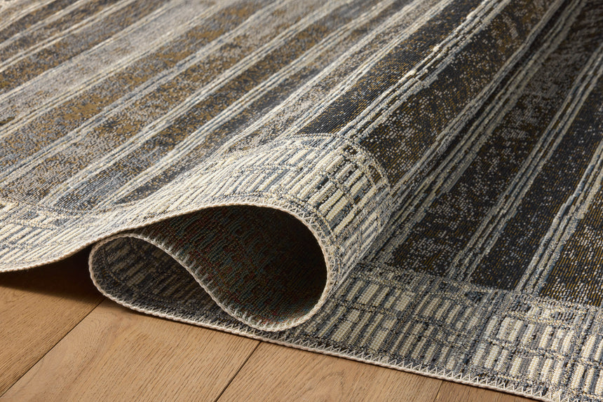 Mika Rug 07 | Charcoal / Ivory