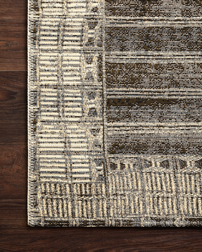 Mika Rug 07 | Charcoal / Ivory