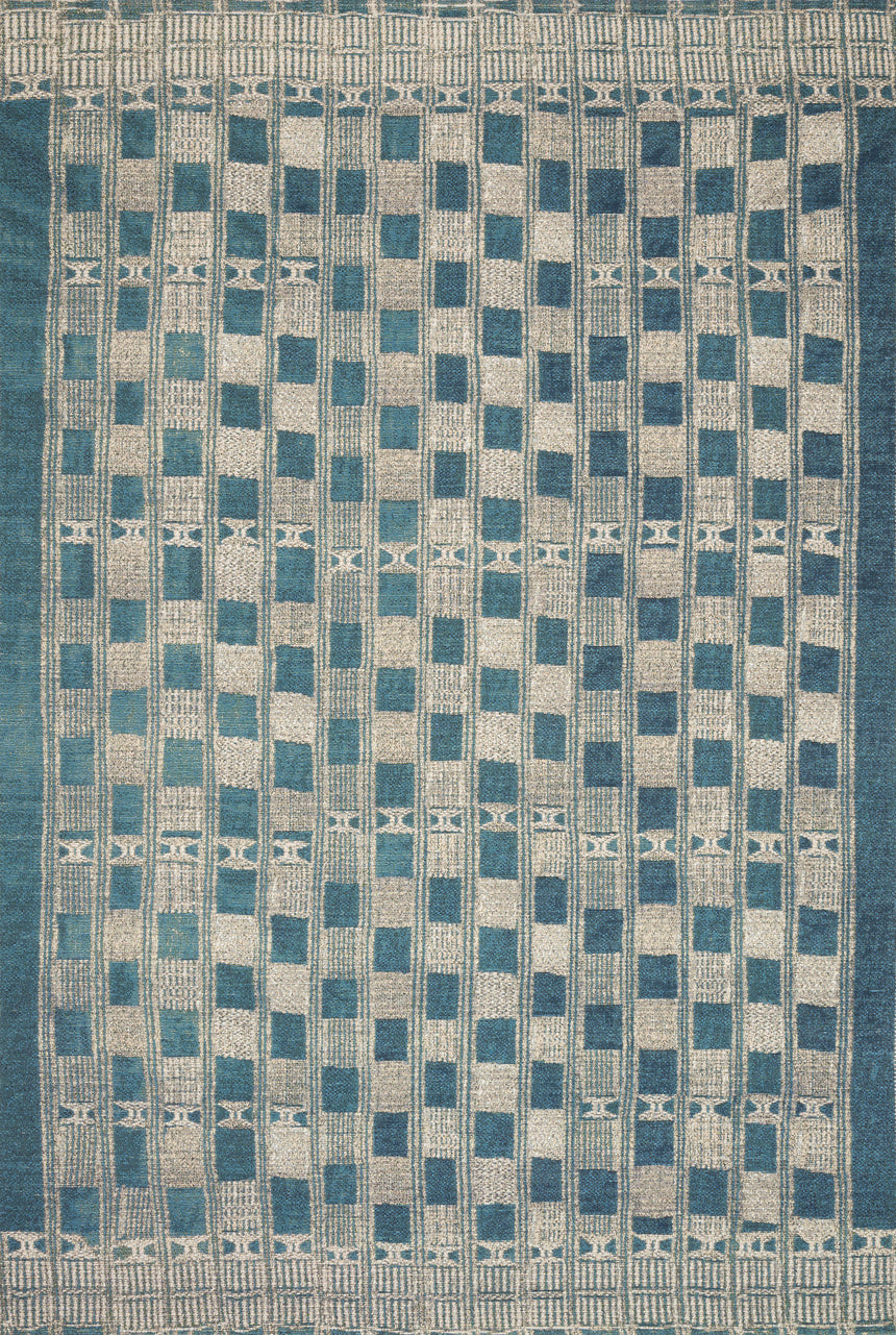 Mika Rug 08 | Blue / Ivory