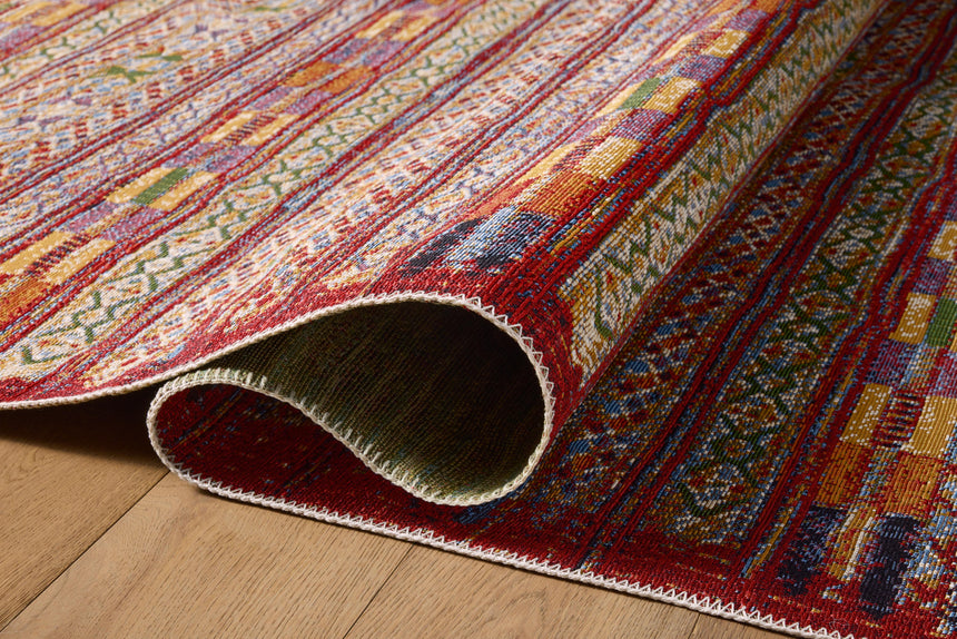 Mika Rug 09 | Red / Multi