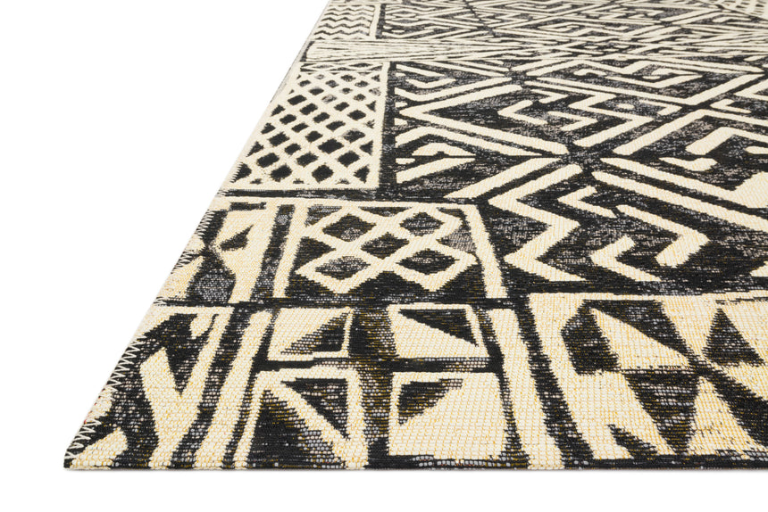 Mika Rug 13 | Ivory / Black