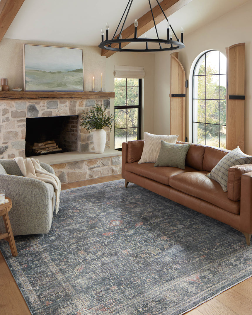 Millie Rug 03 | Denim / Multi