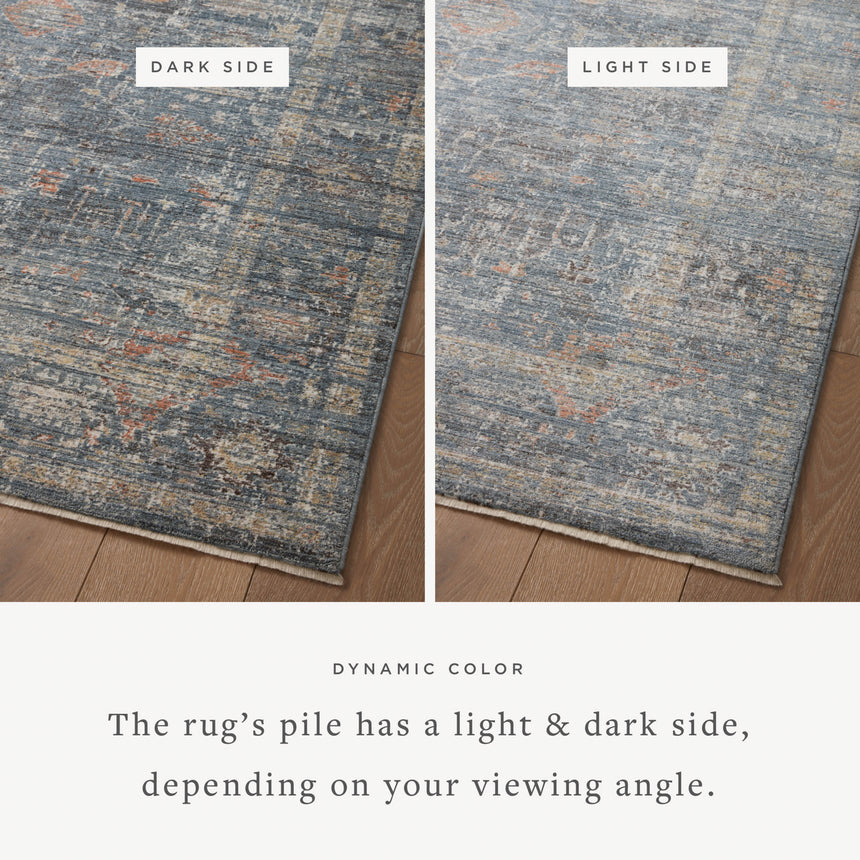 Millie Rug 03 | Denim / Multi